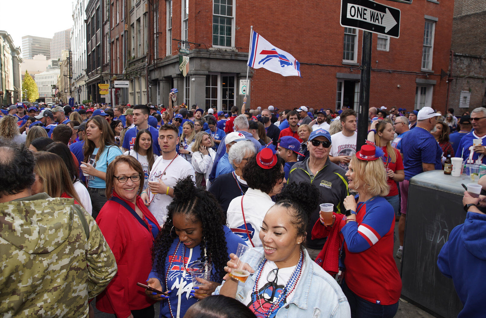 Buffalo Bills packers of NOLA Takeover Parade